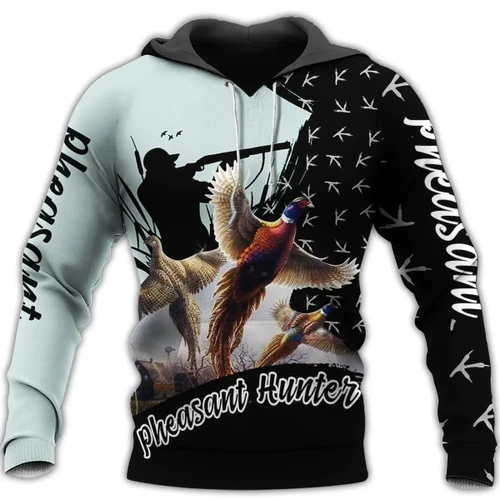 Pheasant Hunting 3D All Over Printed Shirts Hoodie For Men And Women MP986