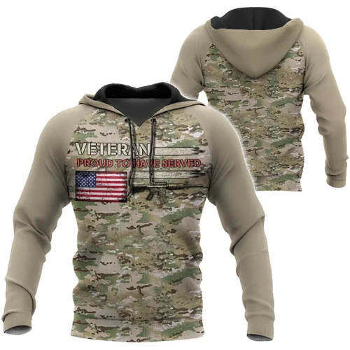 US Veteran 3D All Over Printed Hoodie shirt for men and women HAC110905