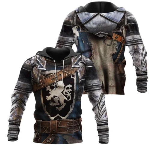 Blue Knight Armor 3D All Over Printed Shirts for Men and Women MP280203