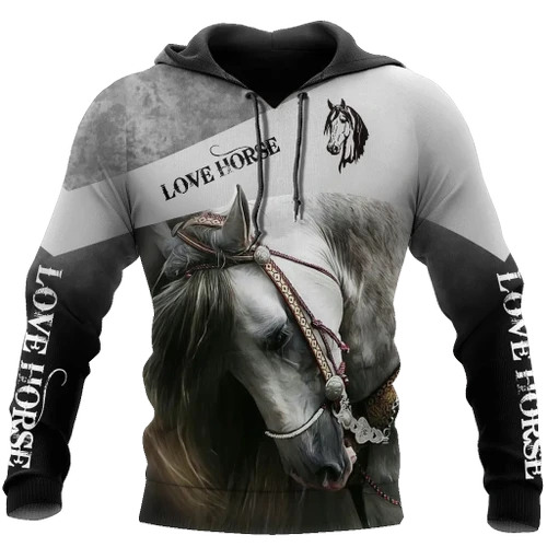 Beautiful Horse 3D All Over Printed shirt for Men and Women Pi070101
