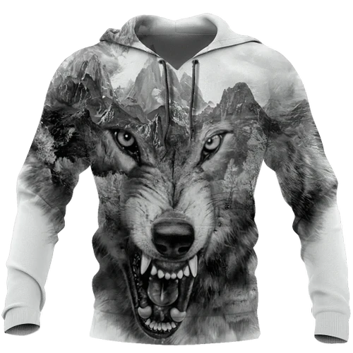 Wolf 3D All Over Printed Shirt Hoodie For Men And Women MP05092004