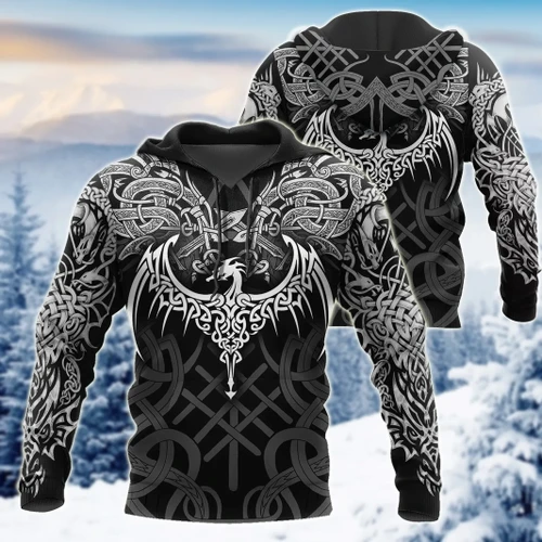 Celtic Dragon Tattoo Art 3D All Over Printed Shirts Hoodie AZ020102
