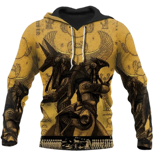 Anubis Ancient Egypt 3D All Over Printed Hoodie Clothes JJ070303