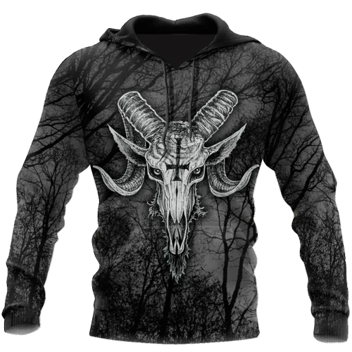 Satanic 3D All Over Printed Hoodie Shirt MP14092004