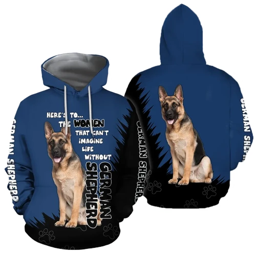 German Shepherd Dog Lover 3D Full Printed Shirt For Men And Women Pi281207