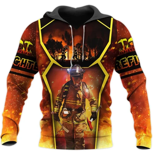 Brave Firefighter 3D All Over Printed Hoodie Shirt MP200302