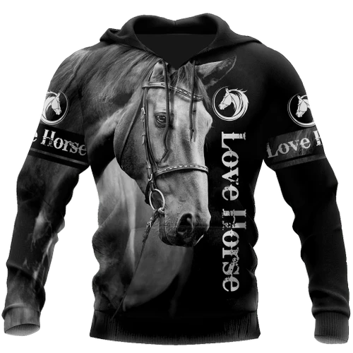 Love Horse 3D All Over Printed Shirts For Men And Women TR2005204S