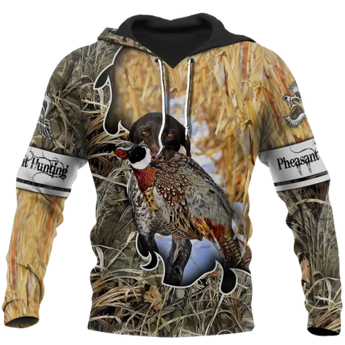 Pheasant Hunting German Shorthaired Pointer 3D All Over Printed Shirts For Men And Women JJ190201