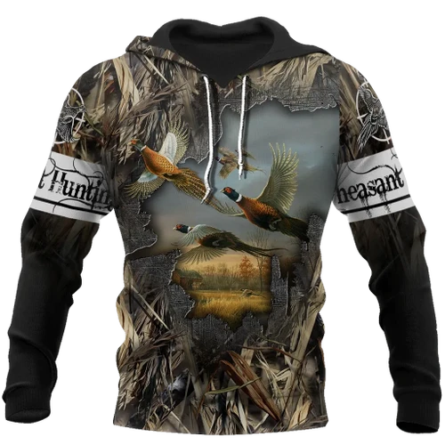 Pheasant Hunting 3D All Over Printed Shirts For Men And Women JJ170101