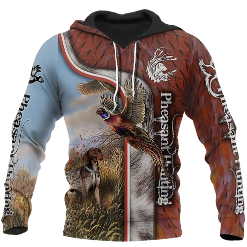 Pheasant Hunting 3D All Over Printed Shirts For Men And Women JJ100101