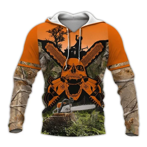 BEAUTIFUL CHAINSAW ART 3D ALL OVER PRINTED SHIRTS JJ28113