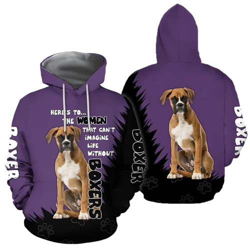 Dog Lover Boxer 3D Full Printed Shirt For Men And Women Pi281206