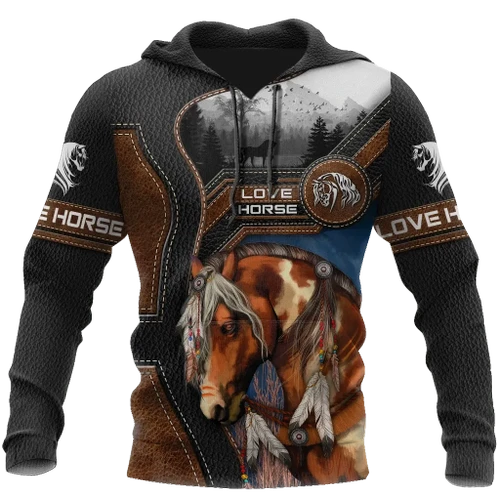 Love Beautiful Horse 3D All Over Printed Shirts TR1305201