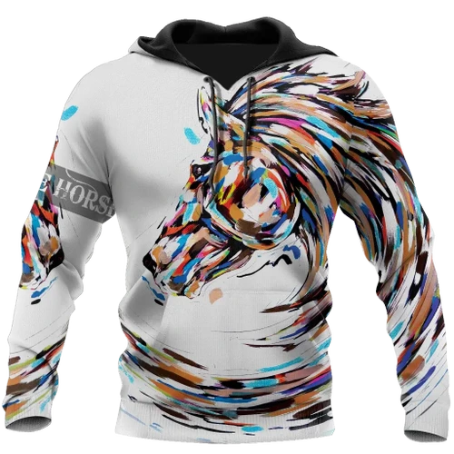 Love Beautiful Horse 3D All Over Printed Shirts For Men And Women TR1605202S