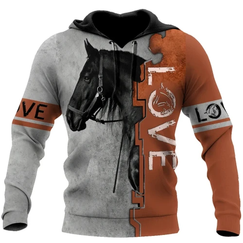 Love Horses 3D All Over Printed Shirt Hoodie MP12082005