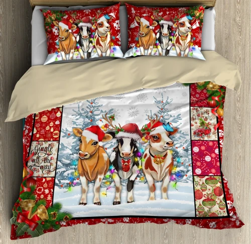 Christmas Cow Bedding Set TR1109201