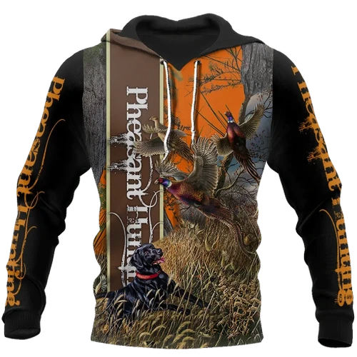 Pheasant Hunting 3D All Over Printed Shirts Hoodie For Men And Women JJ070102