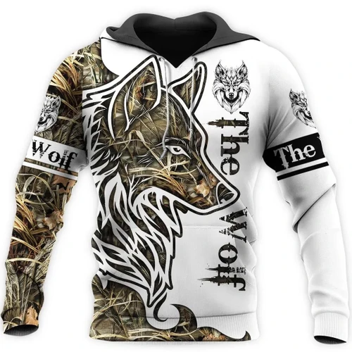 Wolf Hoodie T Shirt For Men and Women NM17042005