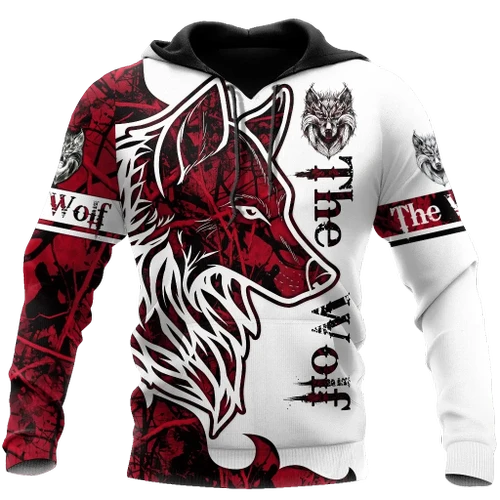 Wolf Tattoos Hoodie T Shirt For Men and Women Pi230401