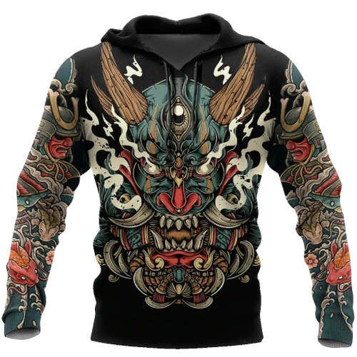 Samurai Tattoo Art Hoodie T Shirt For Men and Women HAC220602-NM