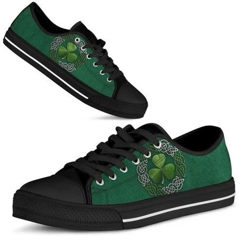 Irish Saint Patrick's Day Shamrock Low Top Shoes NM030308