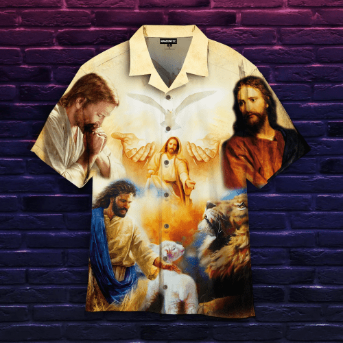 Jesus Bless The World Hawaiian Shirt | For Men & Women | Adult | HW4896