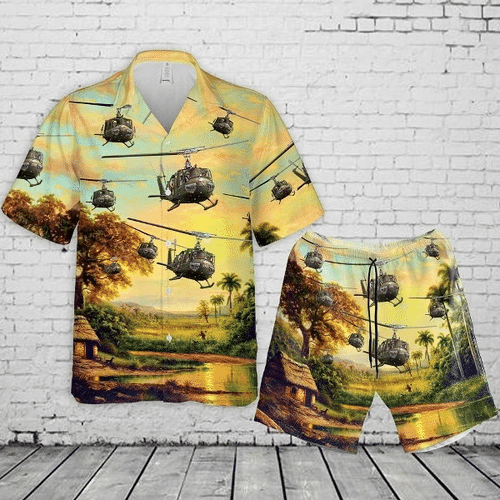 US Army Hawaiian Shirt Set | Unisex | HS1128
