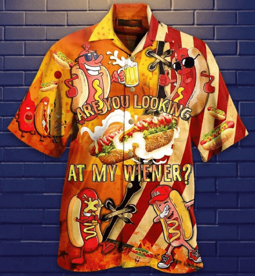 Are You Looking At My Wiener Hawaiian Shirt | For Men & Women | Adult | HW3767