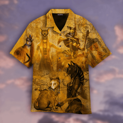 I Love The Myths Of Ancient Egyptian Cat Hawaiian Shirt | For Men & Women | Adult | WT1533