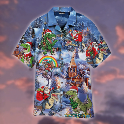 All Santa Want For Christmas Is T Rex Hawaiian Shirt | For Men & Women | Adult | WT1145