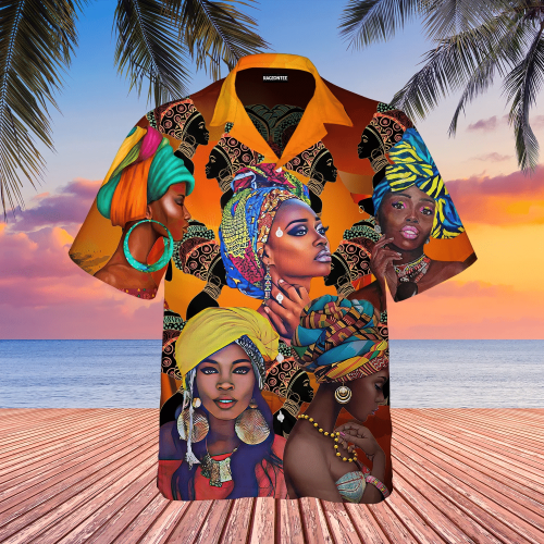 The Beauty Africa Women Has Eyes As Deep As The Ocean Hawaiian Shirt | For Men & Women | Adult | WT1427