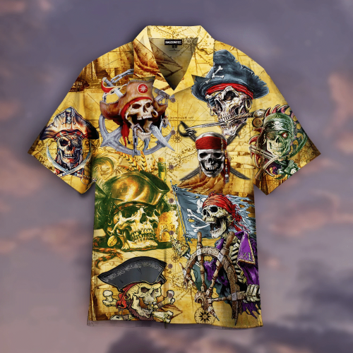 Skull Pirate Hawaiian Shirt | For Men & Women | Adult | HW4909