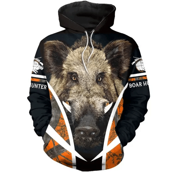 PL410 BOAR HUNTER 3D ALL OVER PRINTED SHIRTS FOR MEN AND WOMEN