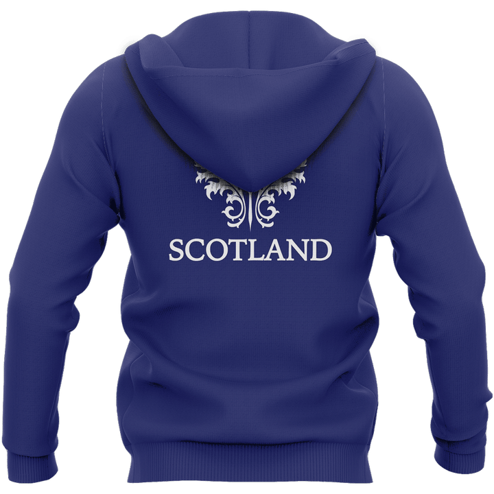 Scottish Flag And Lion - Scotland Hoodie