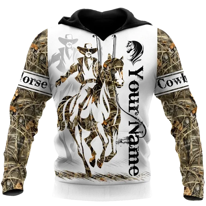 Personalized Name Rodeo 3D All Over Printed Unisex Shirts Cowboy Tattoo Ver 2