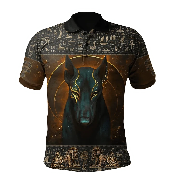 Ancient Egyptian Death God Anubis 3D All Over Printed Shirts HHT17052106