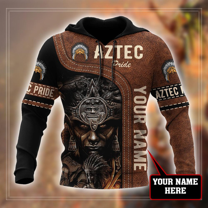 Personalized Aztec Warrior 3D All Over Printed Unisex Hoodie