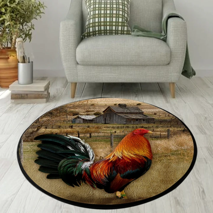 Rooster Circle Rug TNA11052101