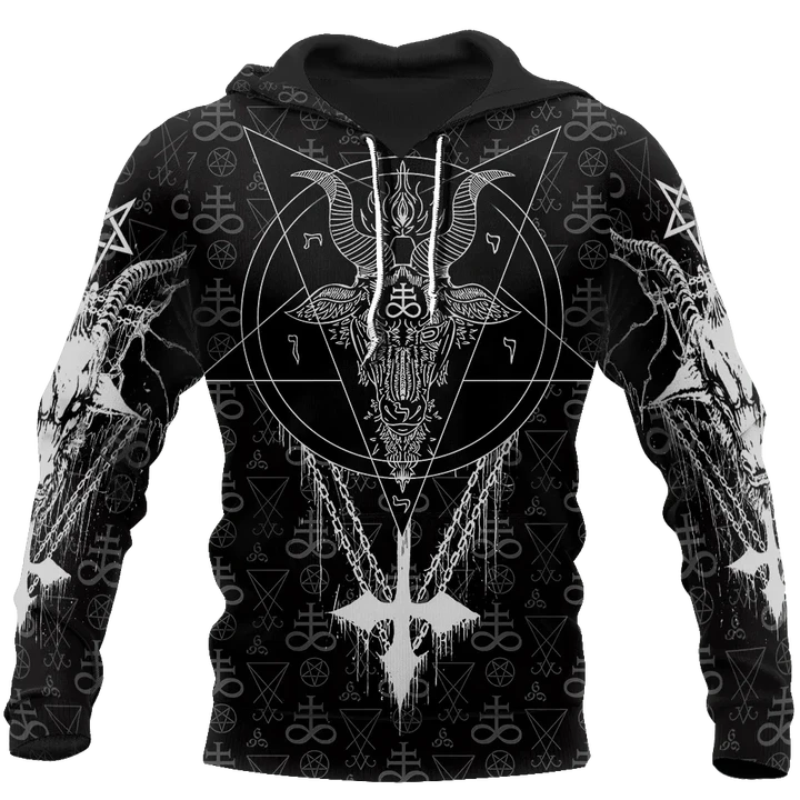 Satanic 3D All Over Printed Hoodie MP856CHV