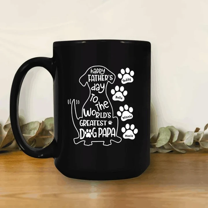 Personalized Mug To The World's Greatest Papa Father's Day Gift