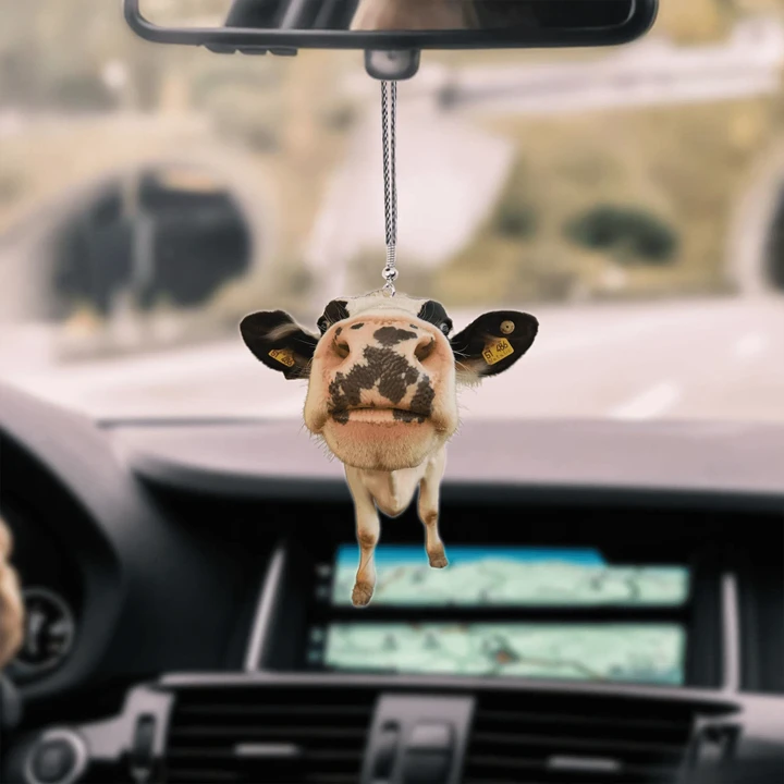 Happy Cow Unique Design Car Hanging Ornament