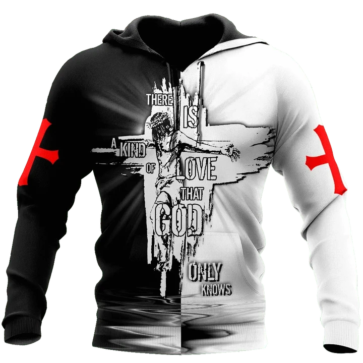 Jesus-There is A Kind of Love 3D All Over Printed Unisex Hoodie