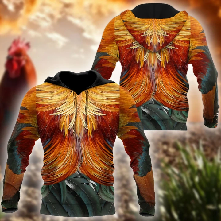 Rooster 3D Printed Unisex Shirts NTN22042106.S1