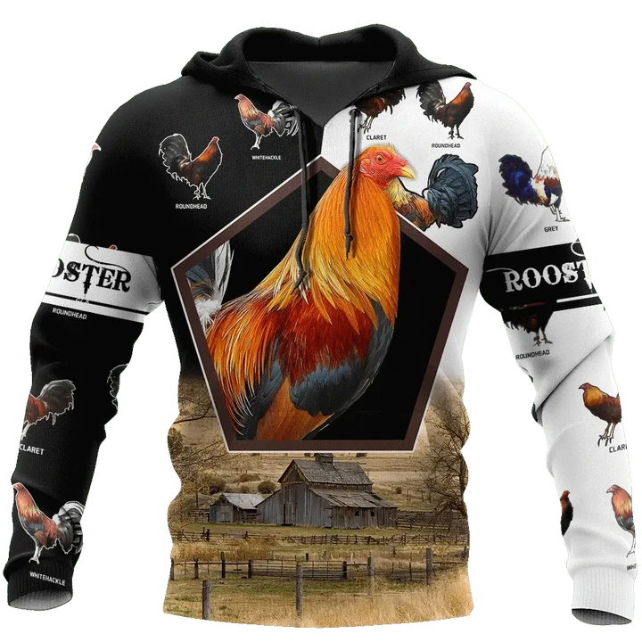 Rooster Breeds 3D Printed Unisex Shirts DD23042105