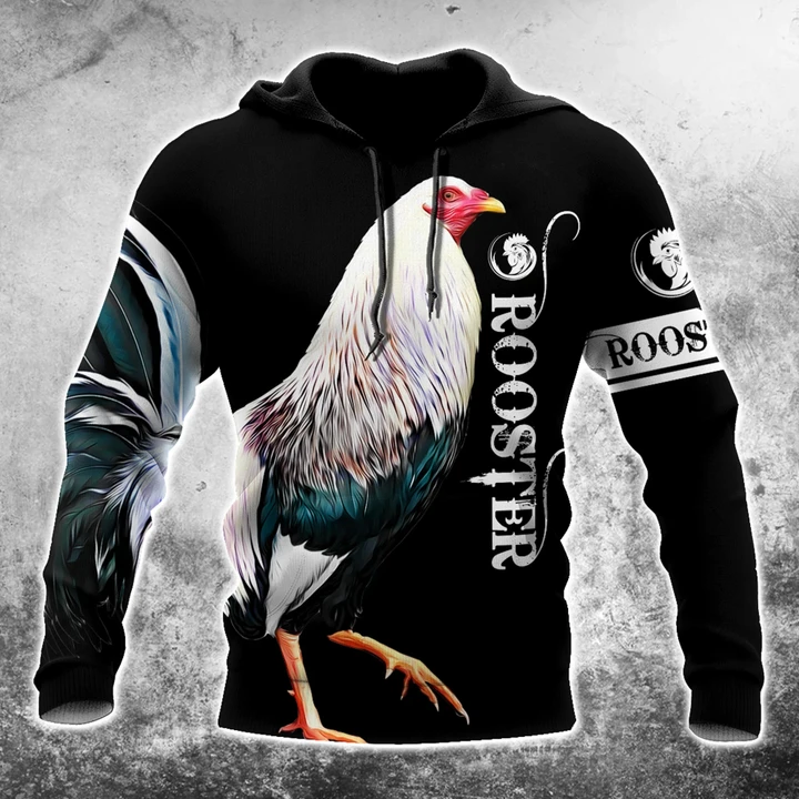 Rooster 3D Printed Unisex Shirts PD23042103VH