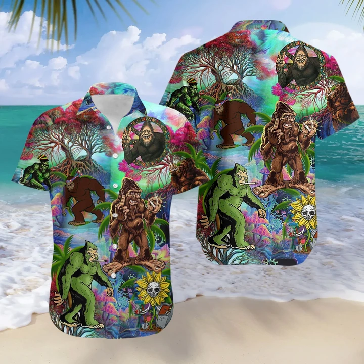 Amazing Big Foot Hippie Hawaii Shirt