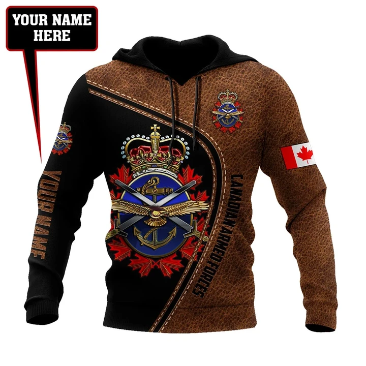 Custom Name XT Canadian Armed Forces 3D Printed Shirts AM12042105