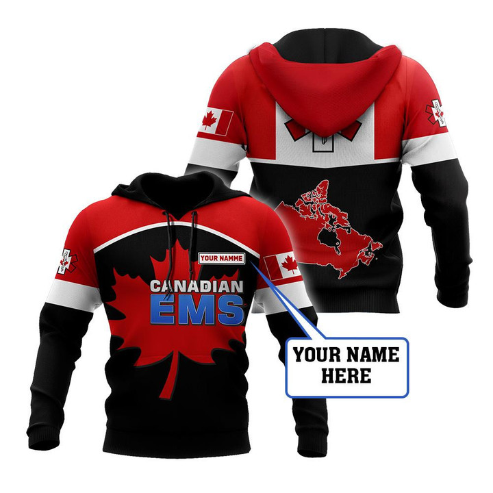 Personalized Name Canadian EMS 3D All Over Printed Unisex Shirts