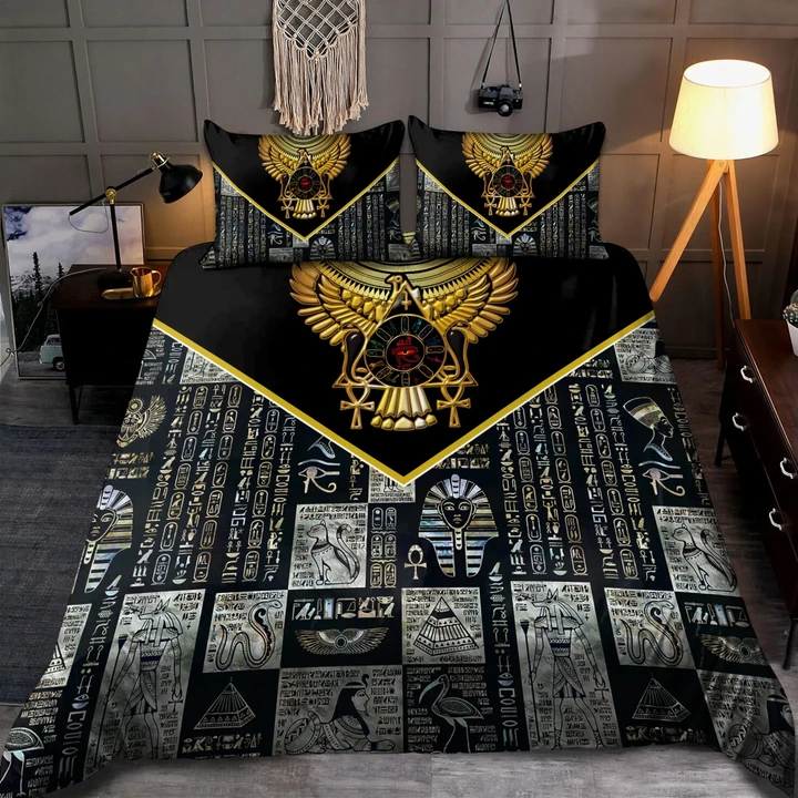 Egyptian Ancient Gods Egyptian Horus 3D printed bedding set