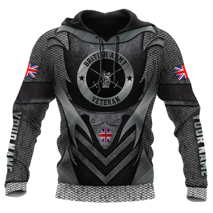 Custom Name XT British Army 3D Printed Shirts